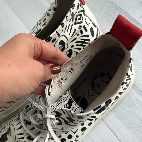RARE DEL TORO x PEPSI LIVE FOR NOW Eduardo Hattie Graffiti Chukka Sneakers Sz 11 - Picture 9 of 11